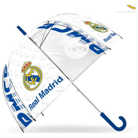 Real Madrid Emblem Kinder Transparenter Regenschirm Ø70 cm Produktfoto