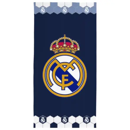 Real Madrid Hexa Design Handtuch 70x140cm Produktfoto