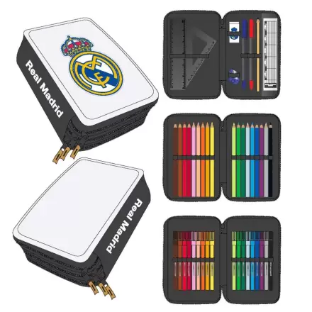Real Madrid dreifaches Federmäppchen Produktfoto