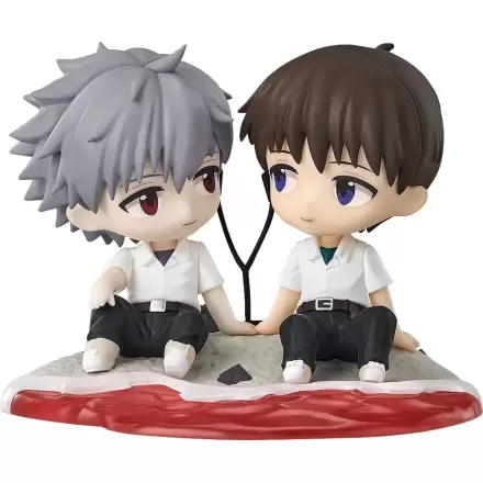 Rebuild of Evangelion Chibi Figur Shinji Ikari & Kaworu Nagisa 8 cm Produktfoto