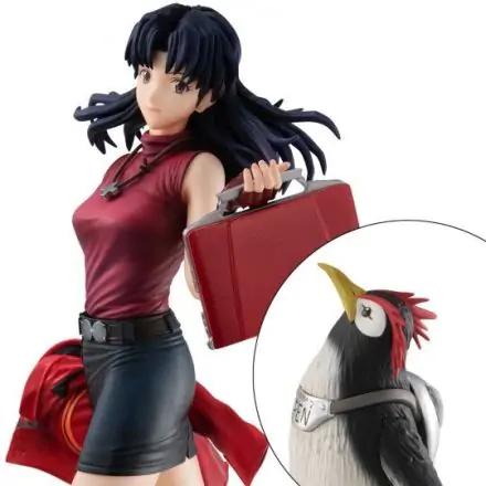 Rebuild of Evangelion Gals PVC Statue Misato Katsuragi & Pen Pen 25 cm Produktfoto