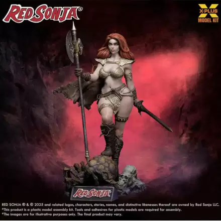 Red Sonja Plastic Modellbausatz 1/8 Red Sonja Neuauflage 27 cm Produktfoto
