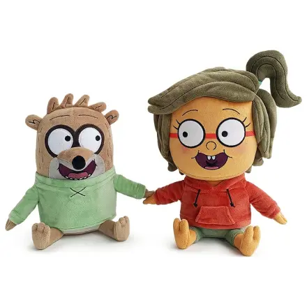 Regular Show Plüschfiguren 2er-Pack Valentine's Rigby & Eileen 22 cm Produktfoto