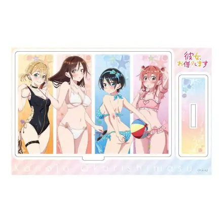 Rent-A-Girlfriend Swimsuit and Girlfriend Acryl Figur Kanojo, Okarishimasu 14 cm Produktfoto