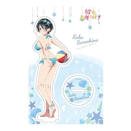 Rent-A-Girlfriend Swimsuit and Girlfriend Acryl Figur Ruka Sarashina 14 cm Produktfoto