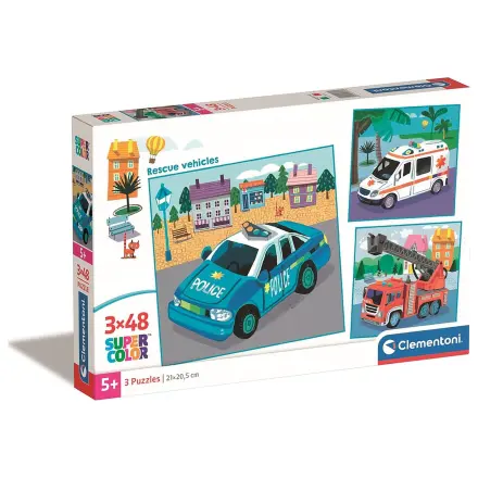 Rescue 3x48-Teile Puzzle Produktfoto