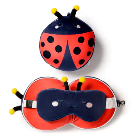 Relaxeazzz Adoramals Ladybug Reisekissen und Augenbinde Produktfoto