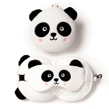 Relaxeazzz Adoramals Panda Bear Reisekissen und Augenbinde termékfotója