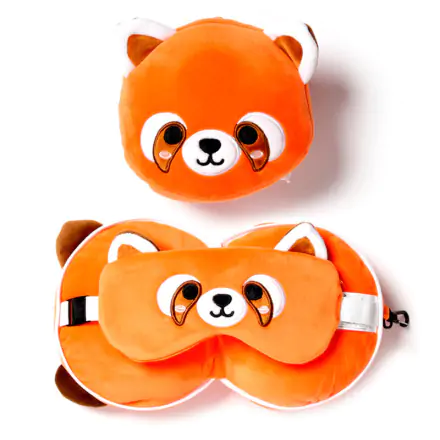 Relaxeazzz Adoramals Red Panda Bea Reisekissen und Augenbinde Produktfoto