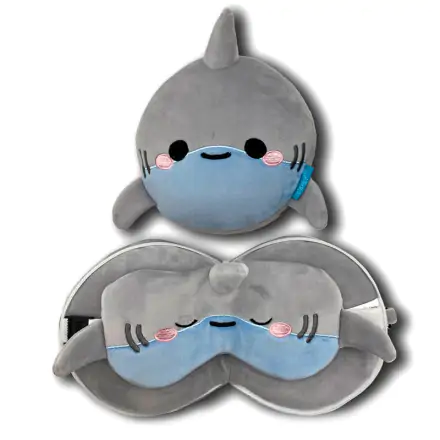 Relaxeazzz Gus the Shark Reisekissen uns Augenbinde Produktfoto