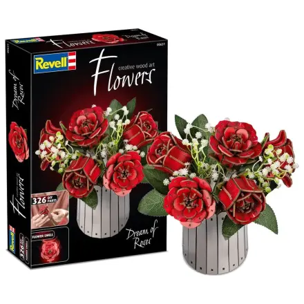 Revell Flowers Holzblumen Traum der Rosen 22 cm Produktfoto