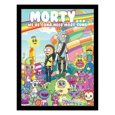 Rick and Morty Collector Print Poster im Rahmen Cuteness Overload Produktfoto