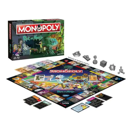 Rick and Morty Brettspiel Monopoly *Deutsche Version* termékfotója