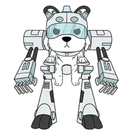 Rick and Morty Oversized POP! Animation Vinyl Figur Exoskeleton Snowball 15 cm Produktfoto