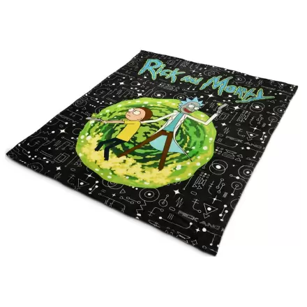 Rick and Morty gemütliche Decke Portal 180 x 200 cm Produktfoto