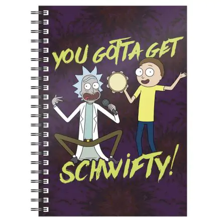 Rick & Morty Notizbuch Get Schwifty Produktfoto