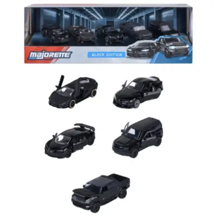 RIDE COOL Black Edition 5er Pack Miniaturautos 1:64 Produktfoto