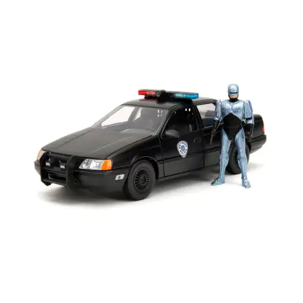 Robocop Hollywood Rides Diecast Modell 1/24 1986 Ford Taurus mit Robocop Figur Produktfoto