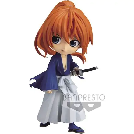 Rurouni Kenshin Q Posket Mini Figur Himura Battousai Ver. A 14 cm Produktfoto