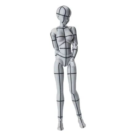 S.H. Figuarts Body Chan Actionfigur Wireframe Gray Color Version 14 cm Produktfoto