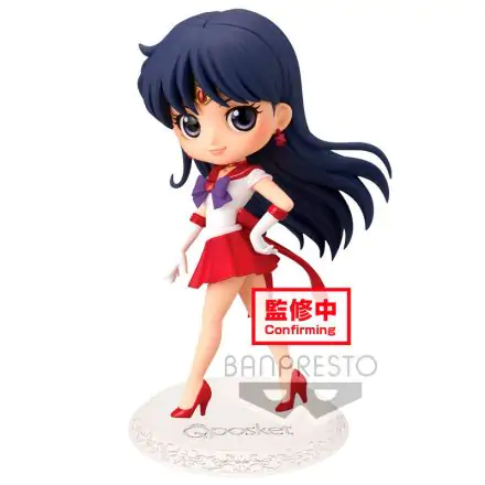 Sailor Moon Eternal The Movie Q Posket Mini Figur Super Sailor Mars Ver. A 14 cm Produktfoto