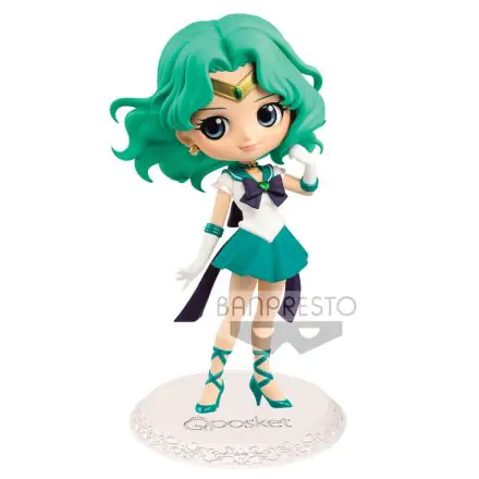 Sailor Moon Eternal The Movie Q Posket Mini Figur Super Sailor Neptune Ver. A 14 cm Produktfoto