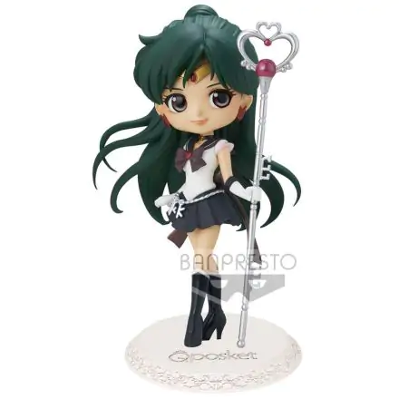 Sailor Moon Eternal The Movie Q Posket Mini Figur Super Sailor Pluto Ver. A 14 cm Produktfoto