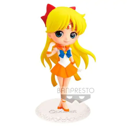 Sailor Moon Eternal The Movie Q Posket Mini Figur Super Sailor Venus Ver. A 14 cm Produktfoto