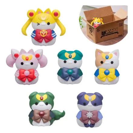 Sailor Moon Mega Cat Project Trading Figurn Sailor Mewn Vol. 2 Special set 3 cm Produktfoto