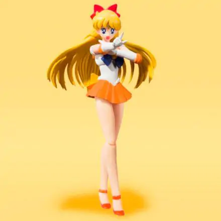 Sailor Moon S.H. Figuarts Actionfigur Sailor Venus Animation Color Edition 14 cm Produktfoto