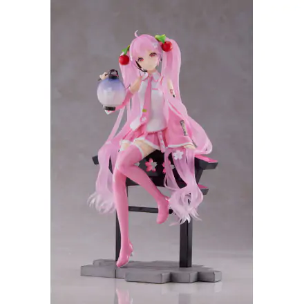 Sakura Miku AMP+ PVC Statue Sakura Lantern Ver. 20 cm Produktfoto