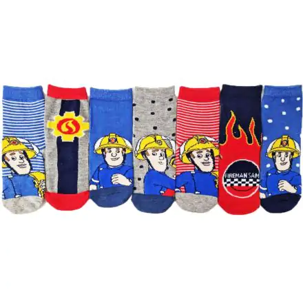 Fireman Sam Kinder-Socken, 7er-Pack, Größe 23/26 Produktfoto