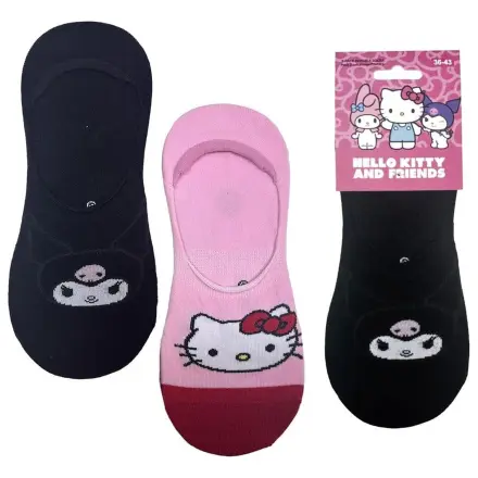 Sanrio Socken 2er-Pack Hello Kitty Pinkies 36-43 Produktfoto