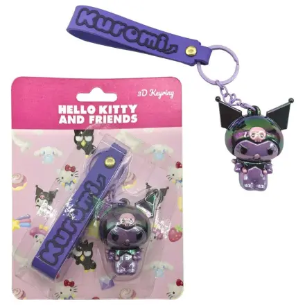 Sanrio 3D Schlüsselanhänger Hello Kitty Kuromi Produktfoto