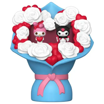 Sanrio Bitty Funko POP! Bouquet Vinyl Figur 2er-Pack My Melody & Kuromi (Valentine) Produktfoto
