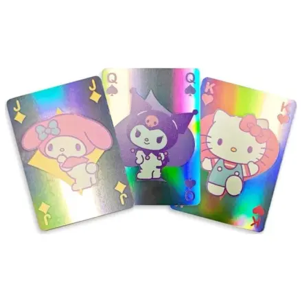 Sanrio Spielkarten Hello Kitty & Friends Cupcake French-suited Deck Holographic Produktfoto