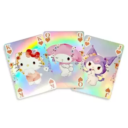 Sanrio Spielkarten Hello Kitty & Friends Holografisch Produktfoto