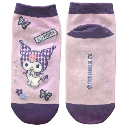 Sanrio Socken Kuromi Japanese Kurz 36-40 Produktfoto