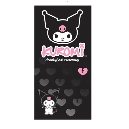 Sanrio Kuromi Microfaser Strandtuch termékfotója