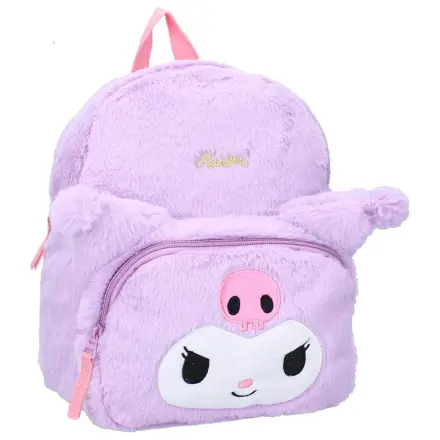 Sanrio Rucksack Kuromil Fluffy Festival Purple 26 cm Produktfoto