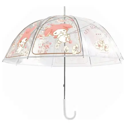 Sanrio Regenschirm My Melody Floral Garden Transparent Produktfoto