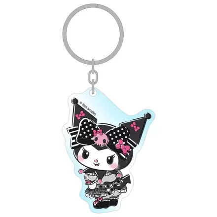 Sanrio Pink Black Party Series Acryl Schlüsselanhänger Kuromi 7 cm Produktfoto