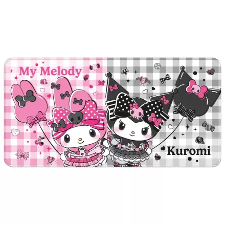 Sanrio Pink Black Party Series XXL Mauspad My Melody & Kuromi Produktfoto