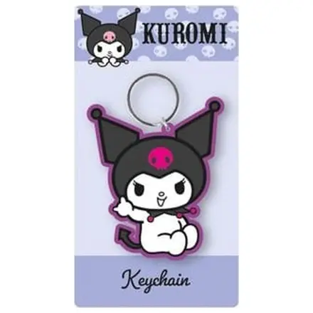 Sanrio PVC Schlüsselanhänger Kuromi Rocking Produktfoto