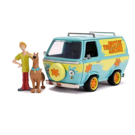 Scooby Doo Hollywood Rides Diecast Modell 1/24 Mystery Van mit Figuren Produktfoto