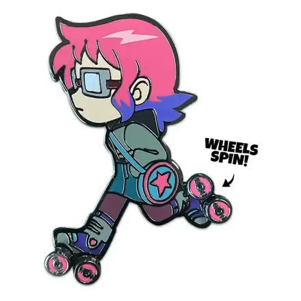 Scott Pilgrim Anstecknadel Ramona Skating 5 cm Produktfoto