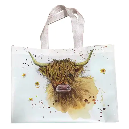 Scottish Cow Einkaufstasche Produktfoto