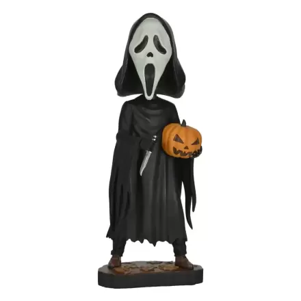 Scream Head Knocker Wackelkopf-Figur Ghost Face with Pumpkin 20 cm Produktfoto
