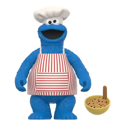 Sesame Street ReAction Action Figur Wave 04 Chef Cookie Monster 10 cm Produktfoto