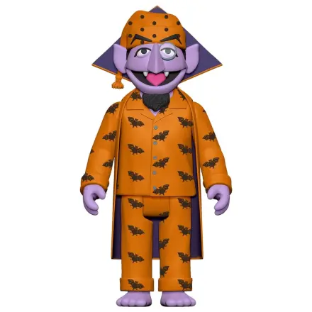 Sesame Street ReAction Action Figur Wave 06 Count Von Count (PJs) 10 cm Produktfoto